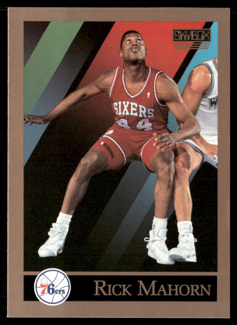 Rick Mahorn 1990-91 SkyBox #217 Philadelphia 76ers