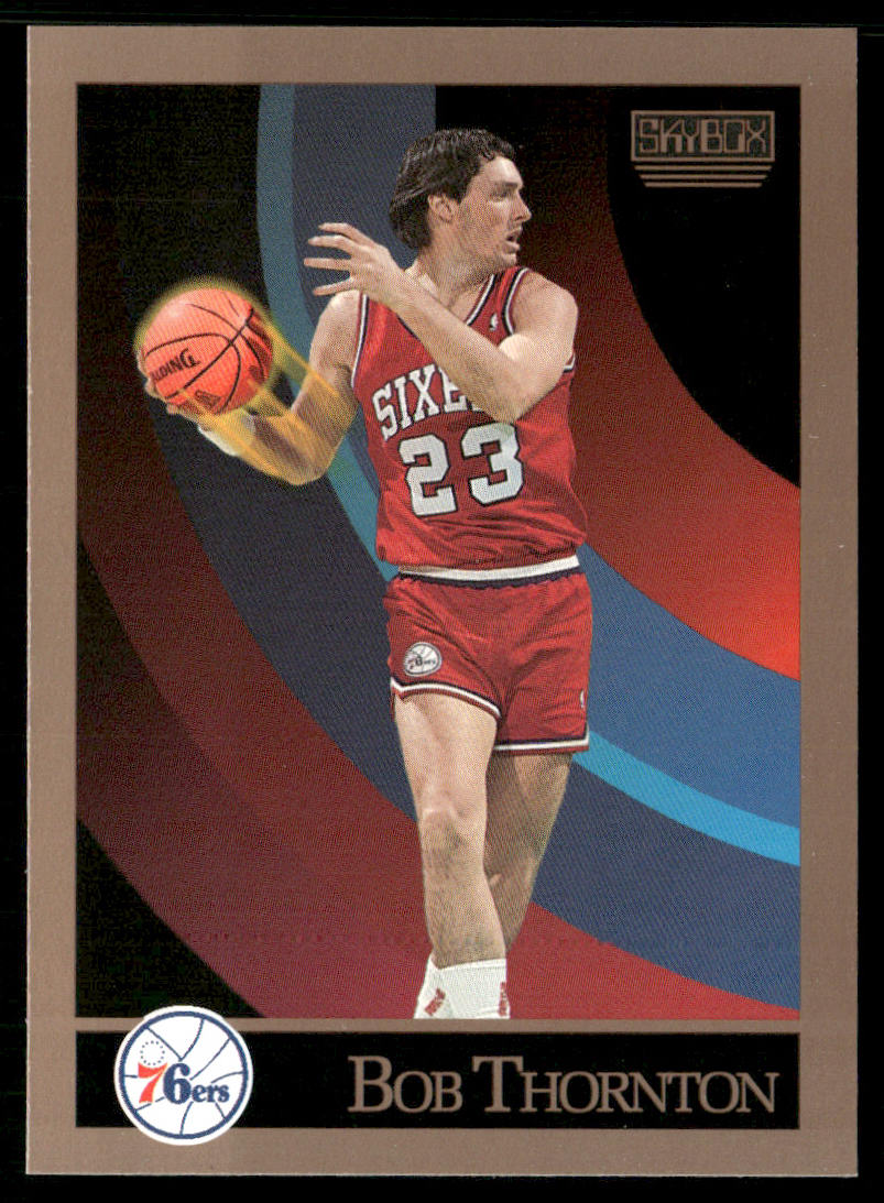 Bob Thornton 1990-91 SkyBox #219 Philadelphia 76ers