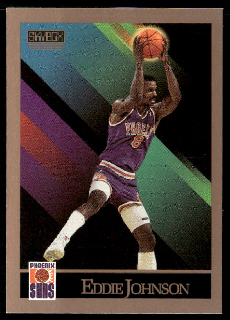 Eddie Johnson 1990-91 SkyBox #223 Phoenix Suns