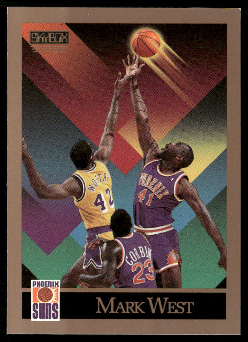Mark West 1990-91 SkyBox #230 Phoenix Suns
