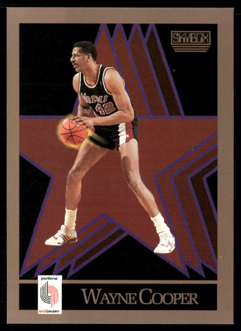 Wayne Cooper 1990-91 SkyBox #232 Portland Trail Blazers