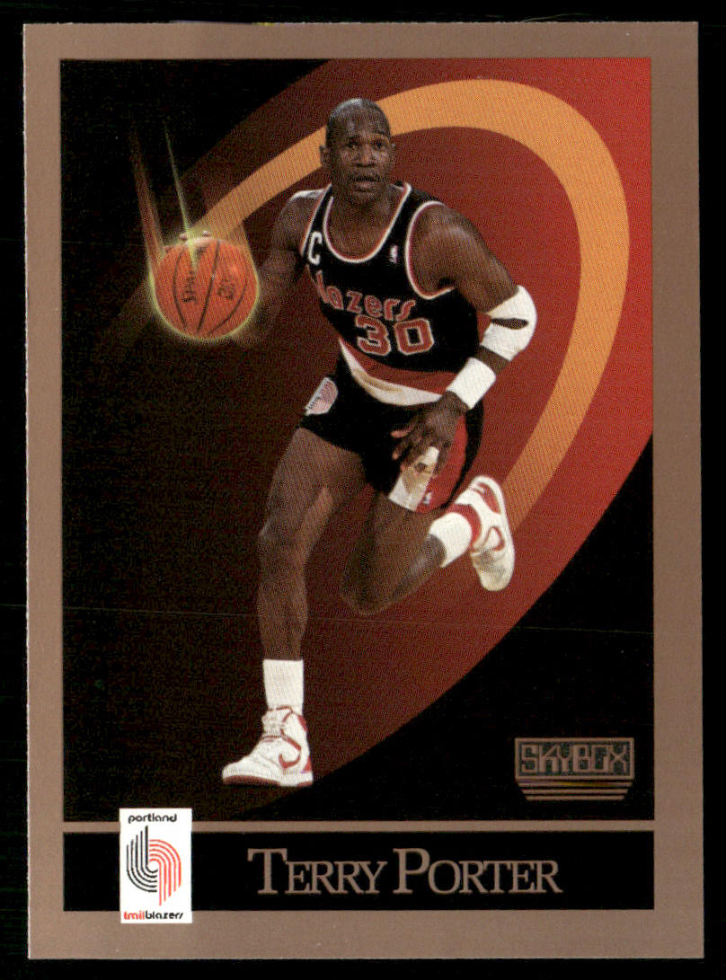 Terry Porter 1990-91 SkyBox #238 Portland Trail Blazers
