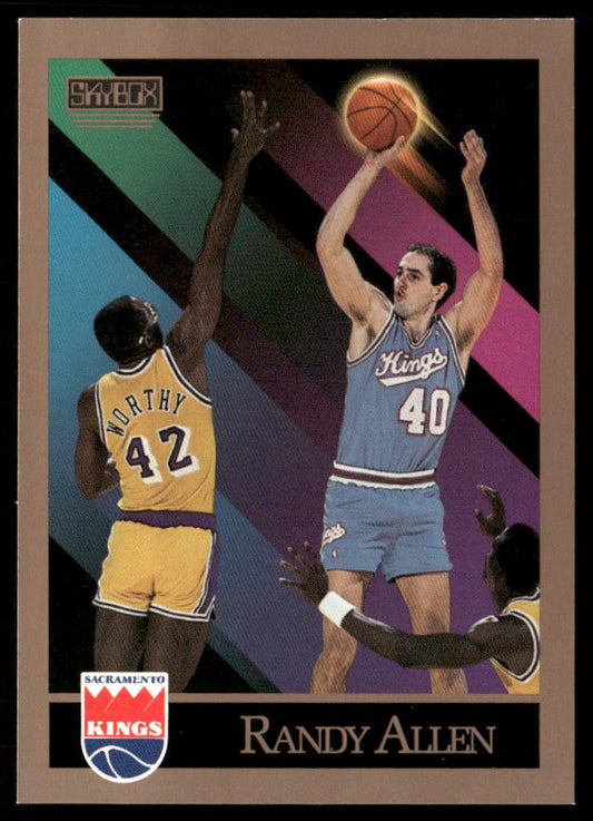 Randy Allen 1990-91 SkyBox #243 RC Sacramento Kings
