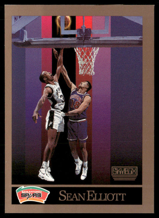 Sean Elliott 1990-91 SkyBox #256 RC San Antonio Spurs