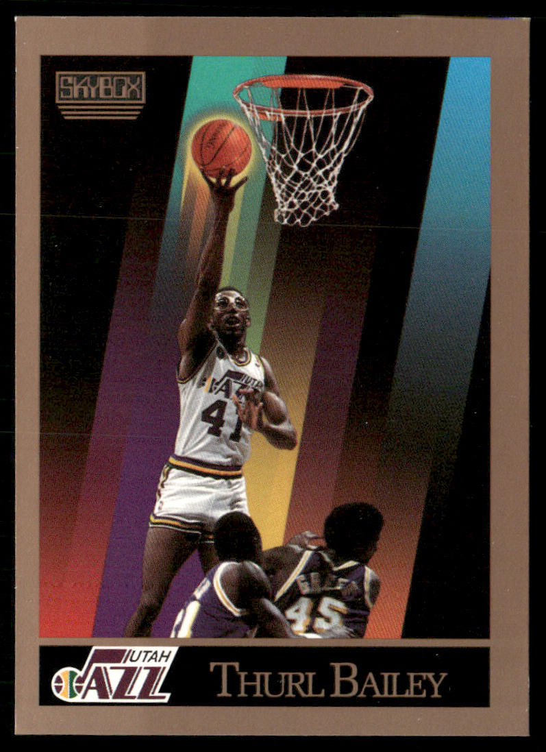 Thurl Bailey 1990-91 SkyBox #274 Utah Jazz