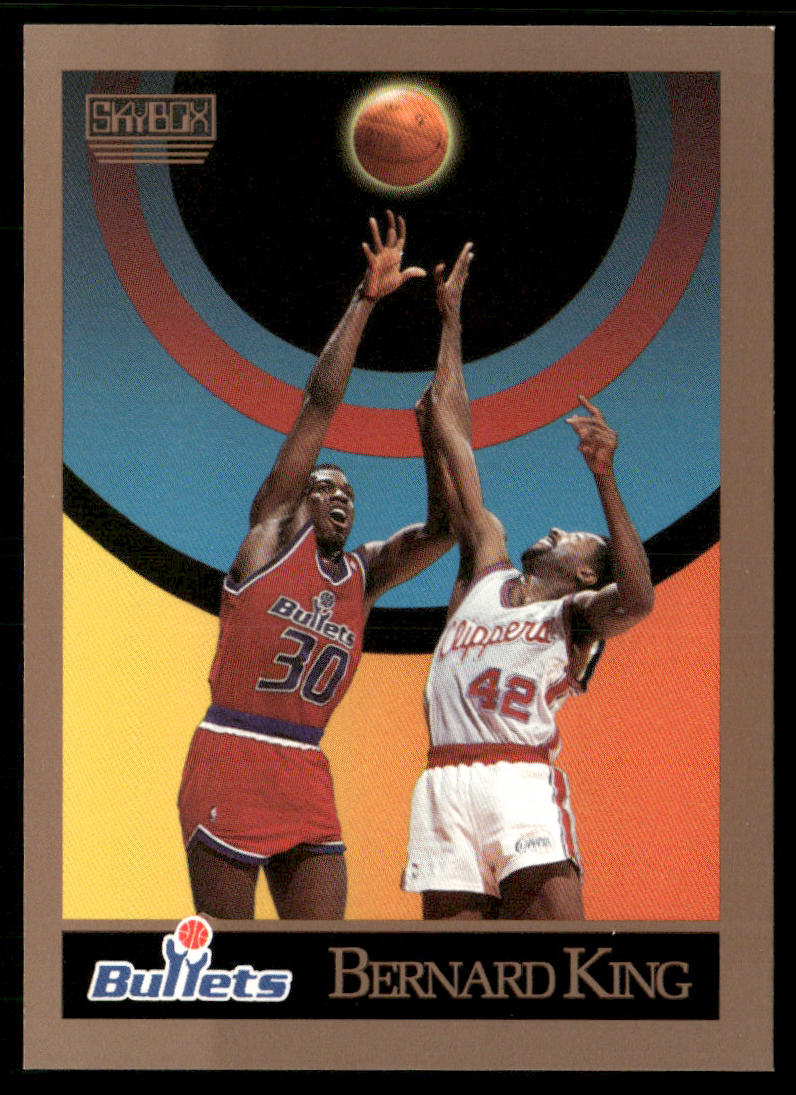 Bernard King 1990-91 SkyBox #291 Washington Bullets