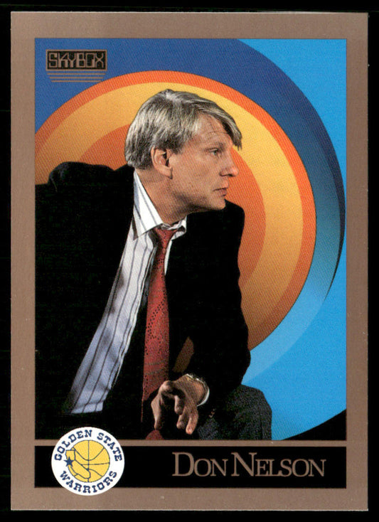 Don Nelson 1990-91 SkyBox #309 Golden State Warriors