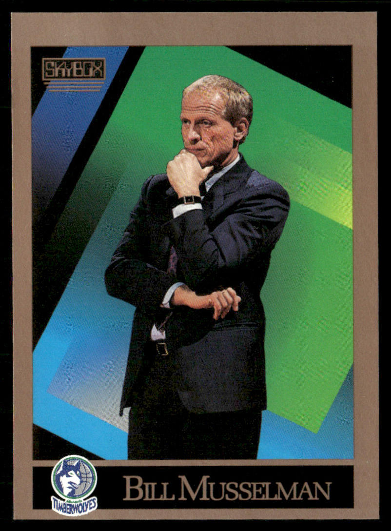 Bill Musselman 1990-91 SkyBox #316 Minnesota Timberwolves