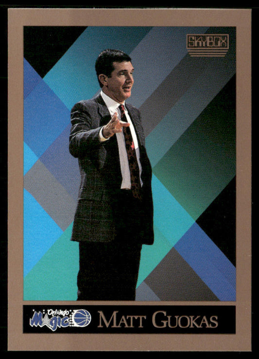 Matt Guokas 1990-91 SkyBox #319 Orlando Magic