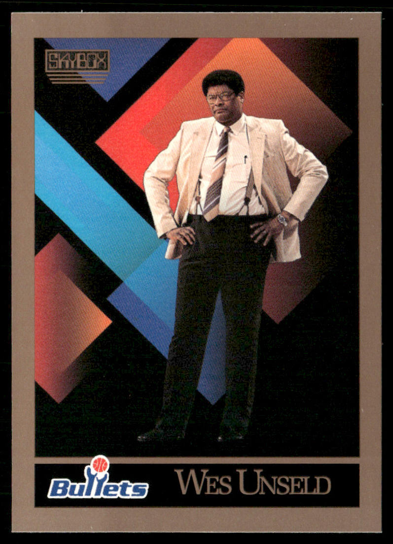 Wes Unseld 1990-91 SkyBox #327 Washington Bullets