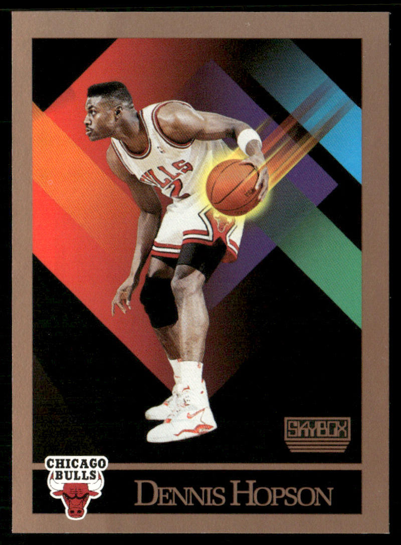 Dennis Hopson 1990-91 SkyBox #371 Chicago Bulls