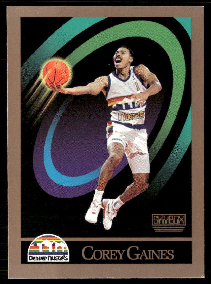 Corey Gaines 1990-91 SkyBox #379 Denver Nuggets
