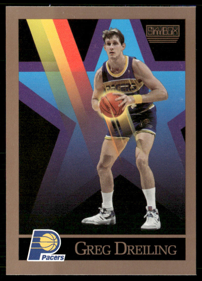 Greg Dreiling 1990-91 SkyBox #387 RC Indiana Pacers
