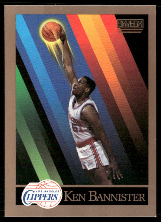 Ken Bannister 1990-91 SkyBox #390 Los Angeles Clippers