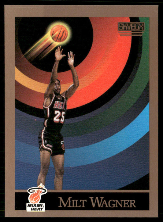 Milt Wagner 1990-91 SkyBox #393 Miami Heat