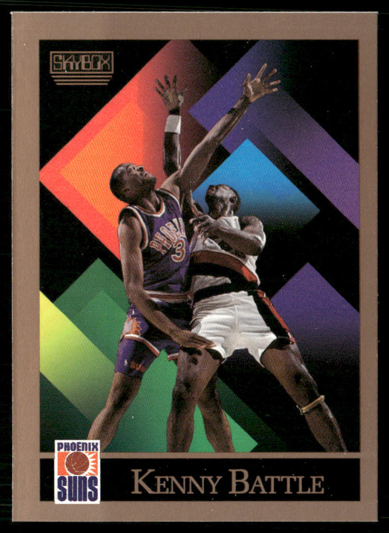 Kenny Battle 1990-91 SkyBox #405 RC Phoenix Suns