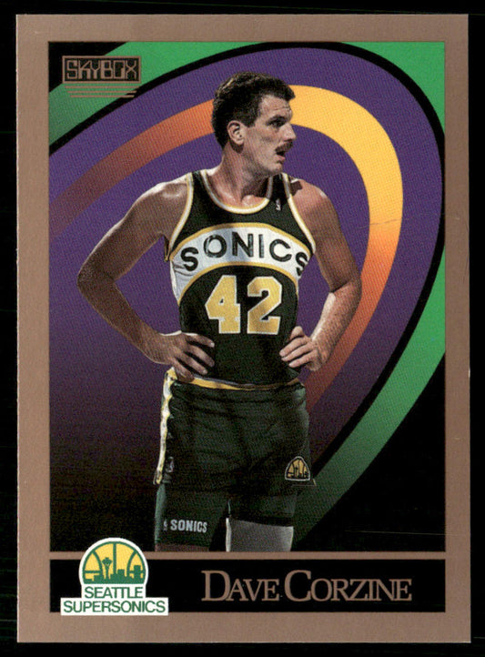 Dave Corzine 1990-91 SkyBox #417 Seattle SuperSonics