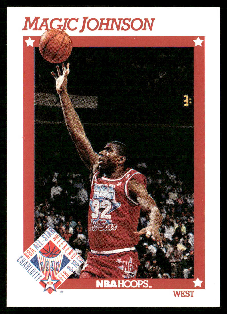 Magic Johnson 1991-92 Hoops #266 Los Angeles Lakers
