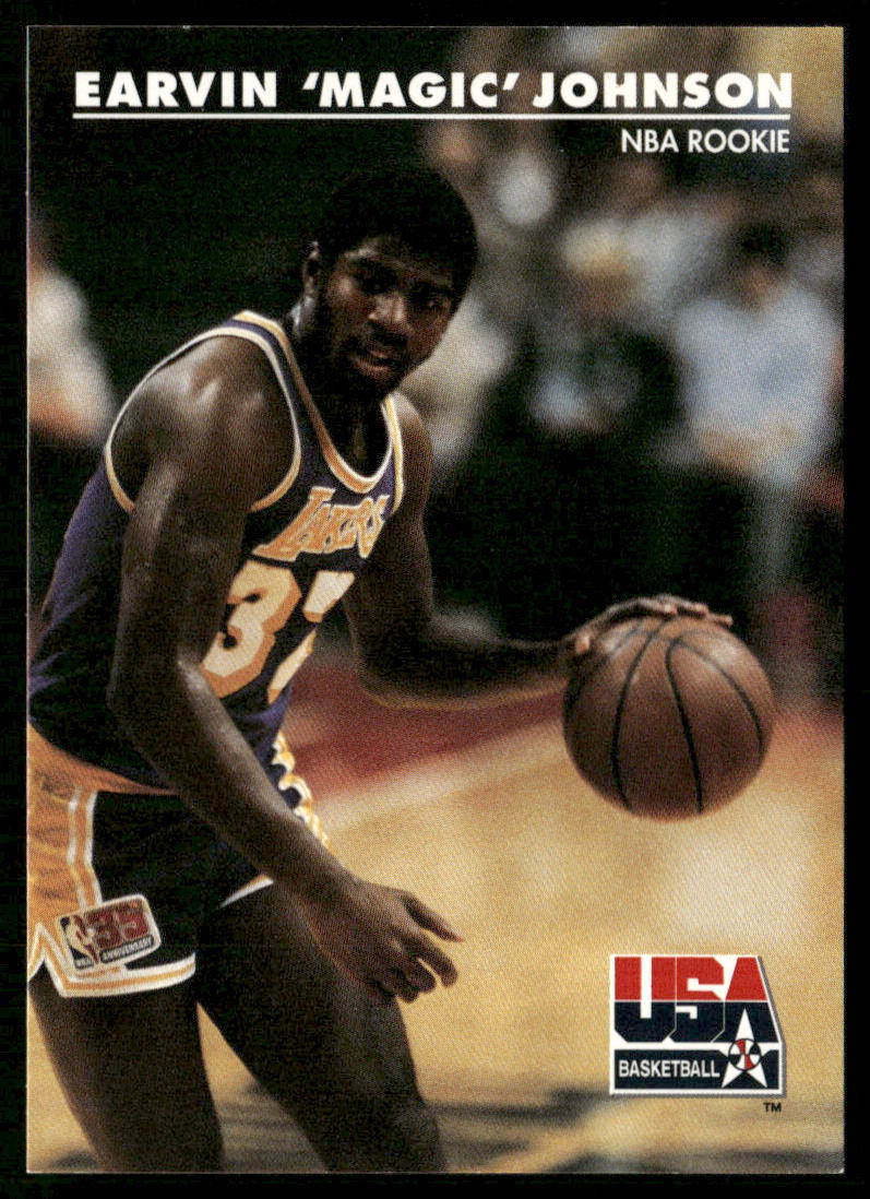Earvin "Magic" Johnson 1992 SkyBox USA #29 USA