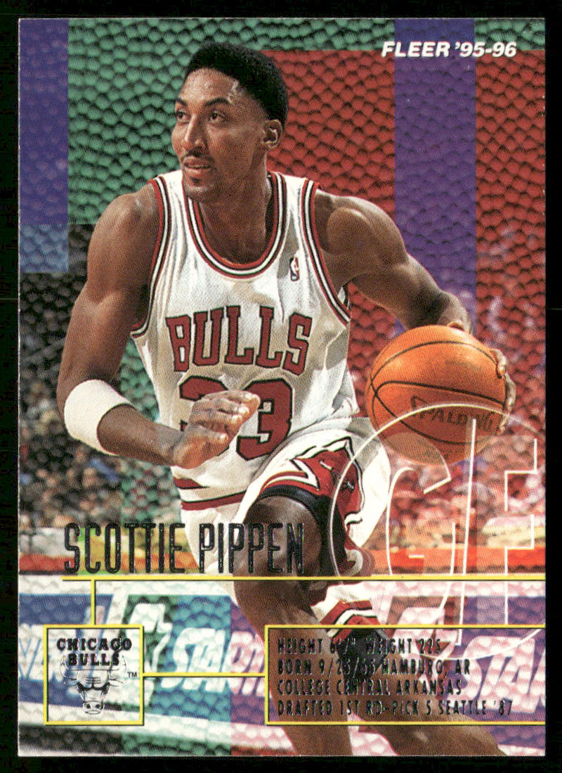 Scottie Pippen 1995-96 Fleer #26 Chicago Bulls