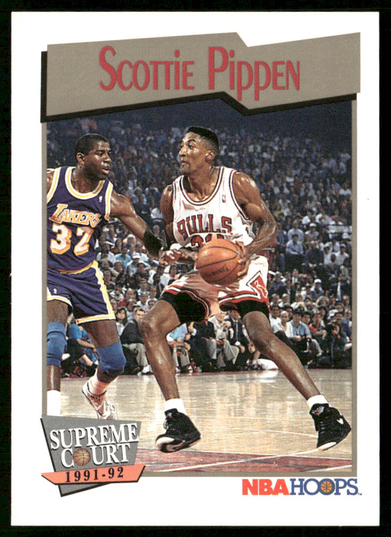 Scottie Pippen 1991-92 Hoops #456 Chicago Bulls