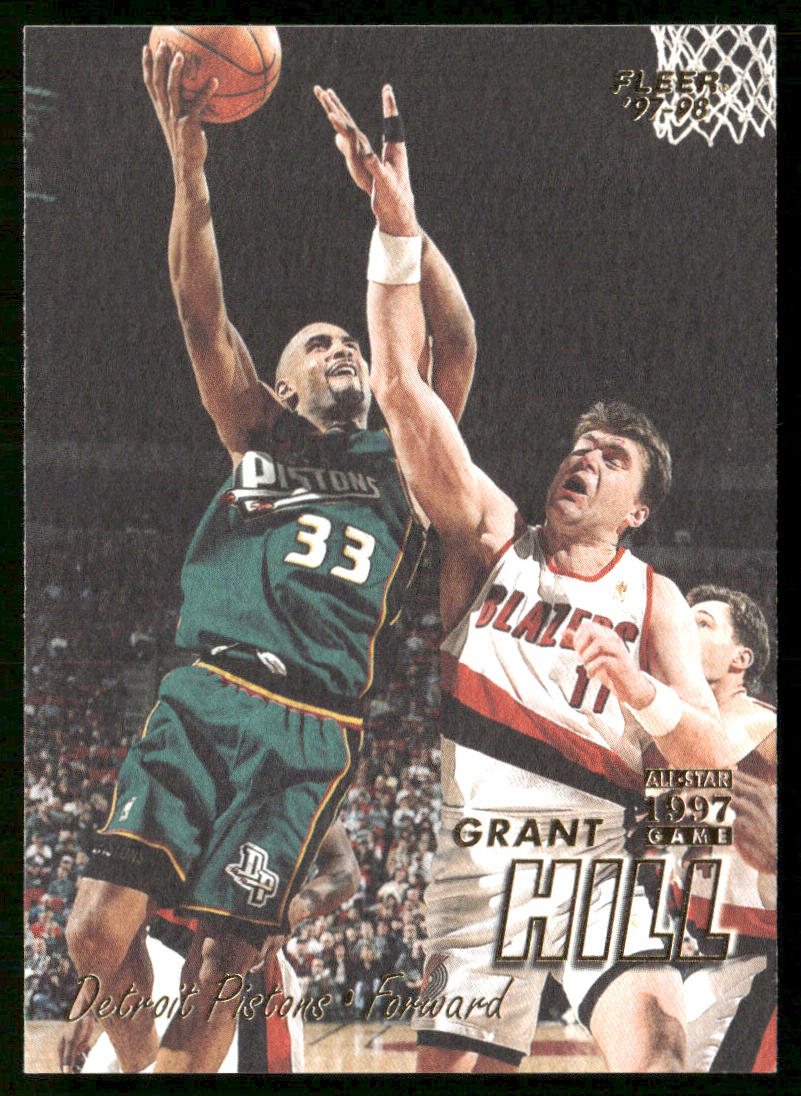 Grant Hill 1997-98 Fleer #33 Detroit Pistons