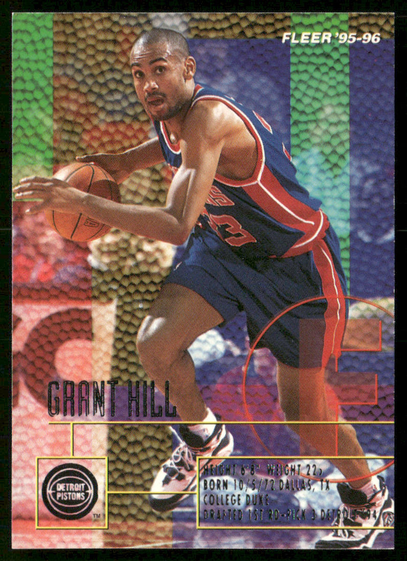 Grant Hill 1995-96 Fleer #51 Detroit Pistons