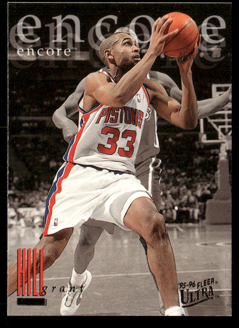 Grant Hill 1995-96 Ultra #312 Detroit Pistons