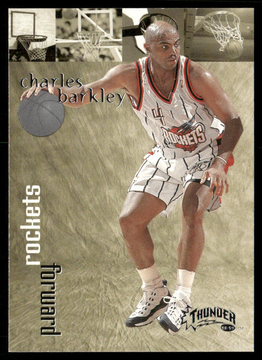 Charles Barkley 1998-99 SkyBox Thunder #75 Houston Rockets