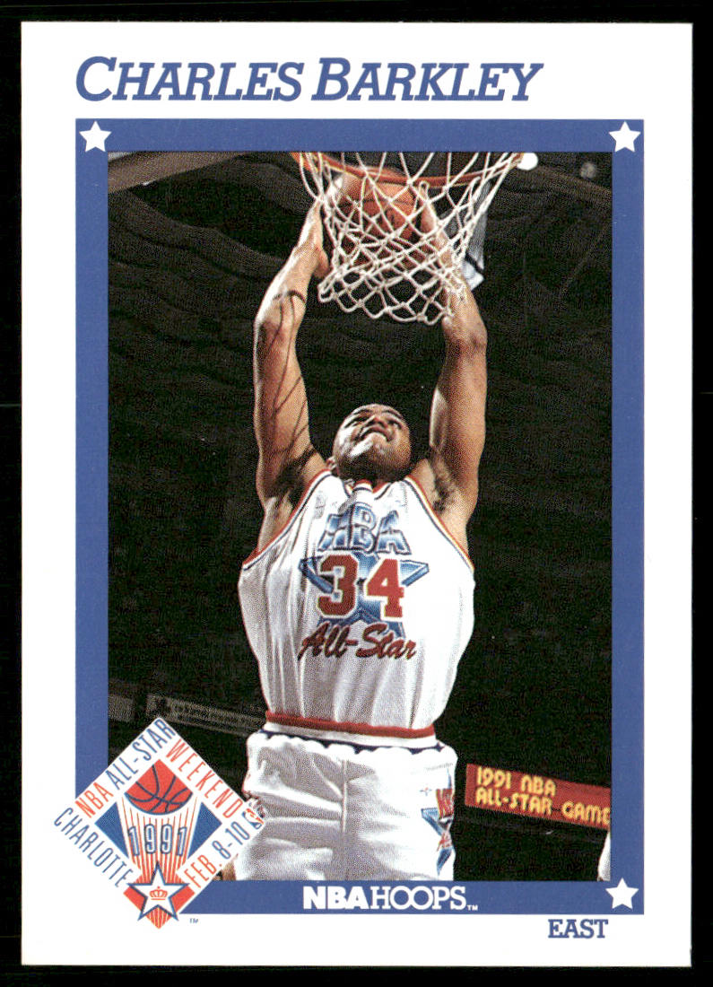 Charles Barkley 1991-92 Hoops #248 Philadelphia 76ers