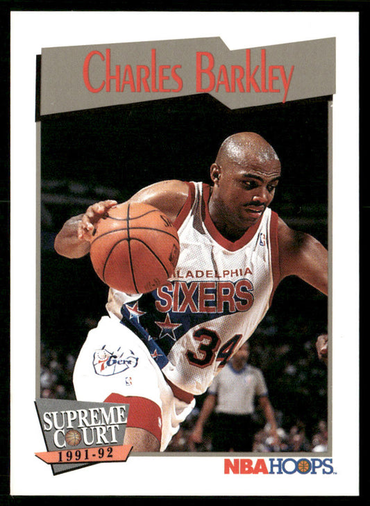 Charles Barkley 1991-92 Hoops #487 Philadelphia 76ers