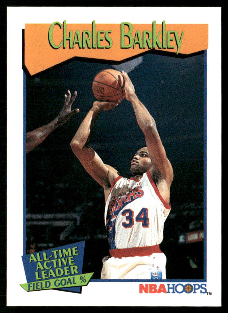 Charles Barkley 1991-92 Hoops #531 Philadelphia 76ers