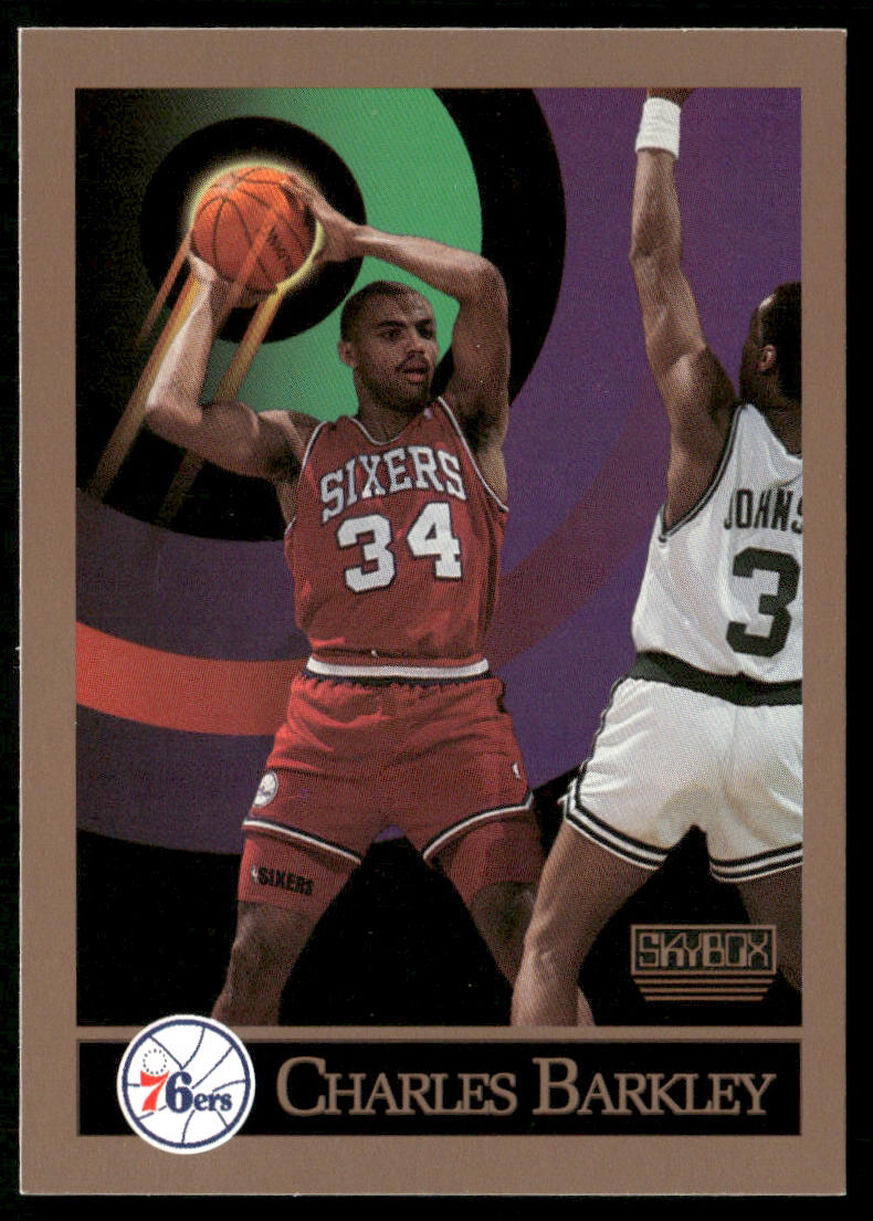 Charles Barkley 1990-91 SkyBox #211 Philadelphia 76ers