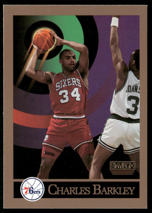 Charles Barkley 1990-91 SkyBox #211 Philadelphia 76ers
