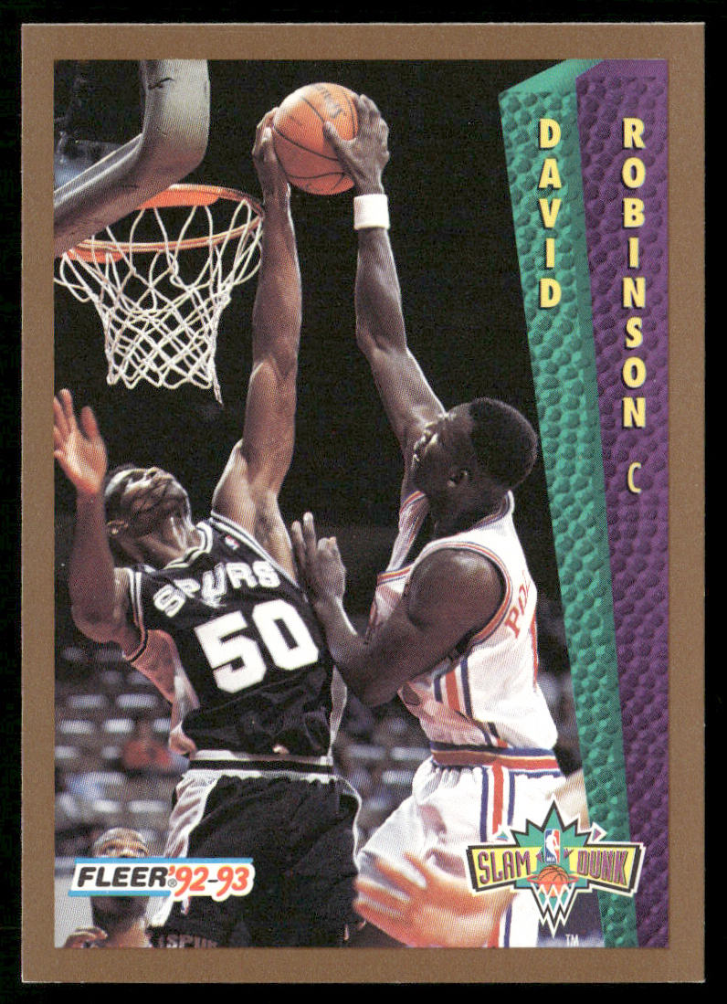 David Robinson 1992-93 Fleer #288 San Antonio Spurs