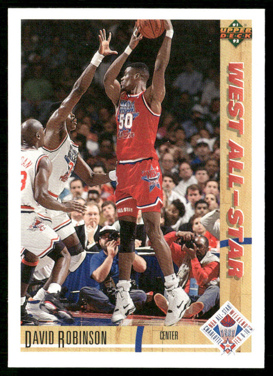 David Robinson 1991-92 Upper Deck #58b San Antonio Spurs