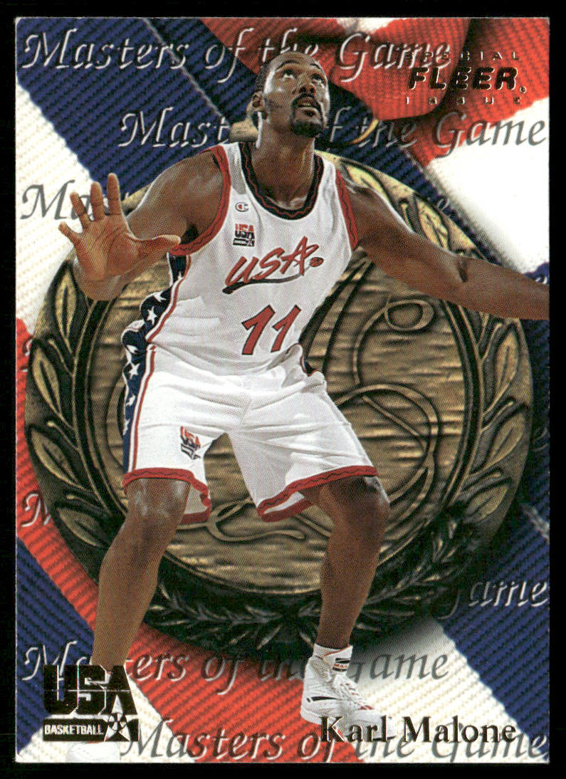 Karl Malone 1996 Fleer USA #33 USA
