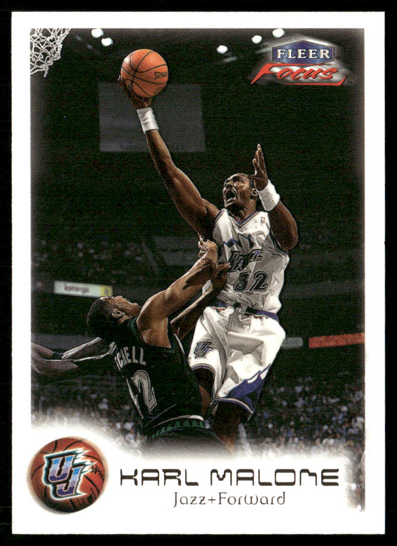 Karl Malone 1999-00 Fleer Focus #54 Utah Jazz