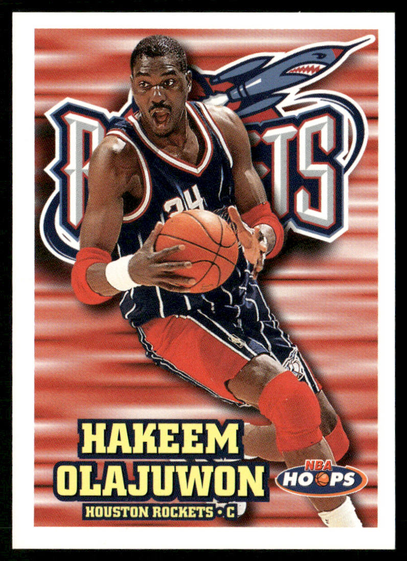 Hakeem Olajuwon 1997-98 Hoops #62 Houston Rockets