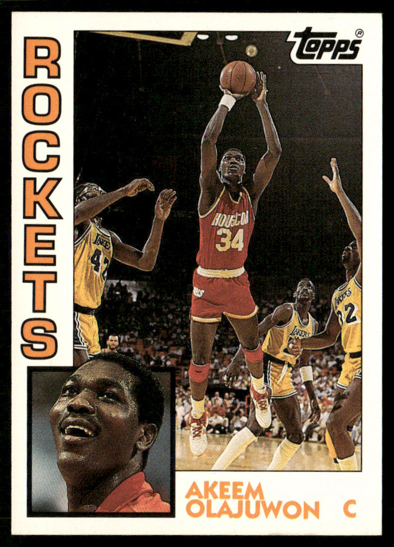 Akeem Olajuwon 1992-93 Topps Archives #54 Houston Rockets