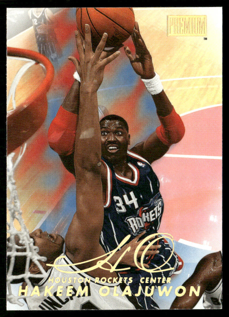 Hakeem Olajuwon 1998-99 SkyBox Premium #87 Houston Rockets