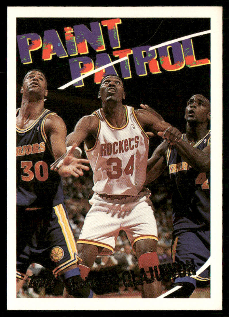 Hakeem Olajuwon 1994-95 Topps #102 Houston Rockets