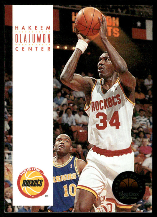 Hakeem Olajuwon 1993-94 SkyBox Premium #81 Houston Rockets