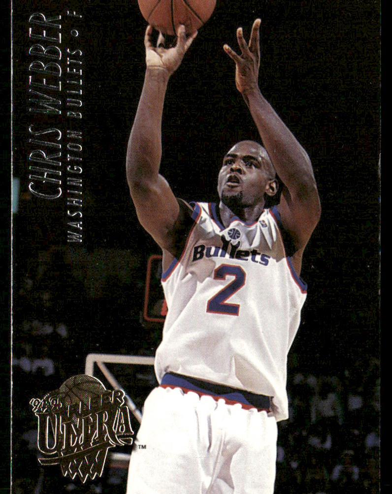 Chris Webber 1994-95 Ultra #348 Washington Bullets
