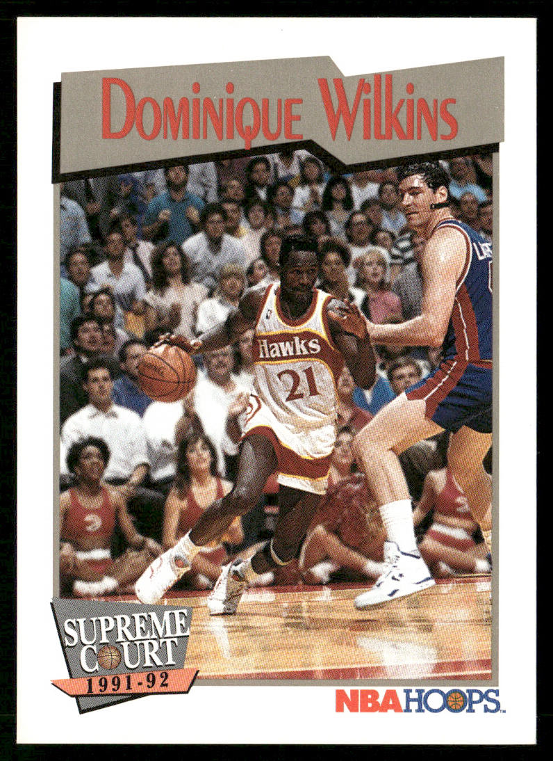Dominique Wilkins 1991-92 Hoops #449 Atlanta Hawks