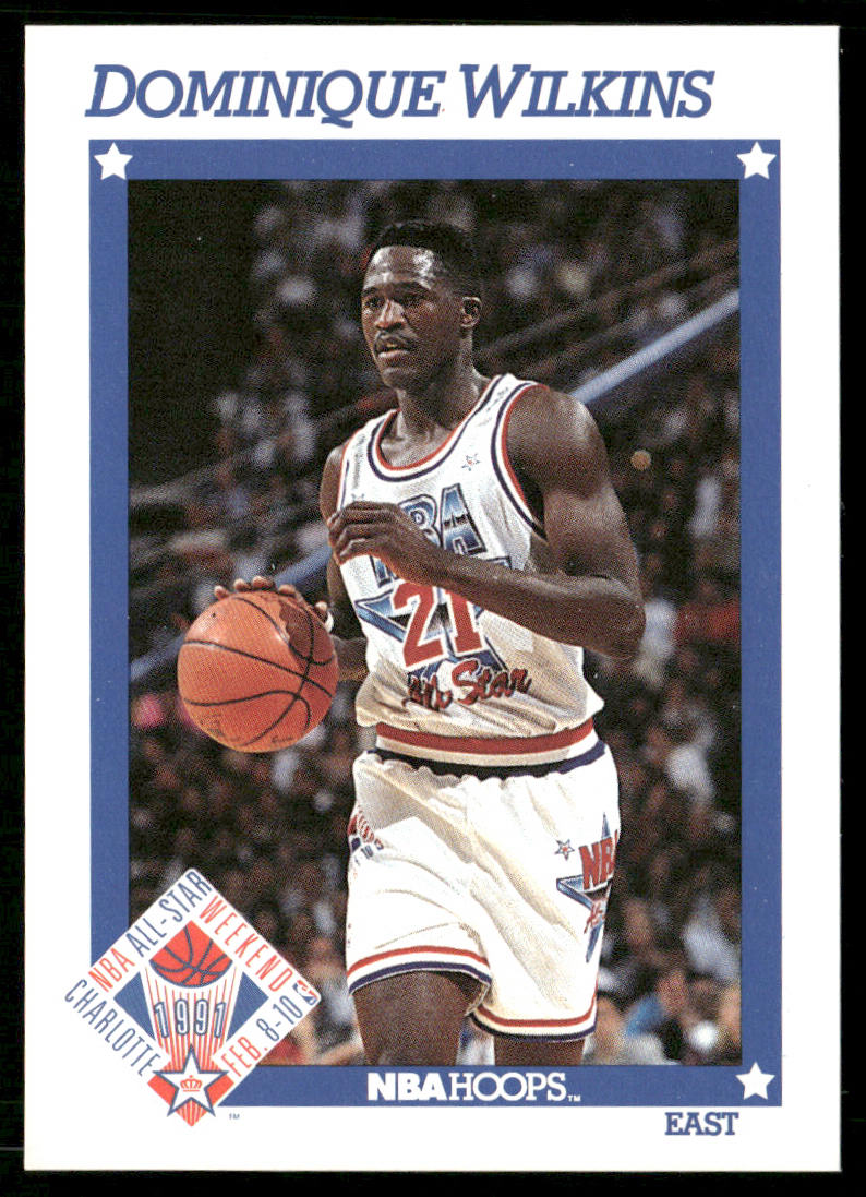Dominique Wilkins 1991-92 Hoops #259 Atlanta Hawks