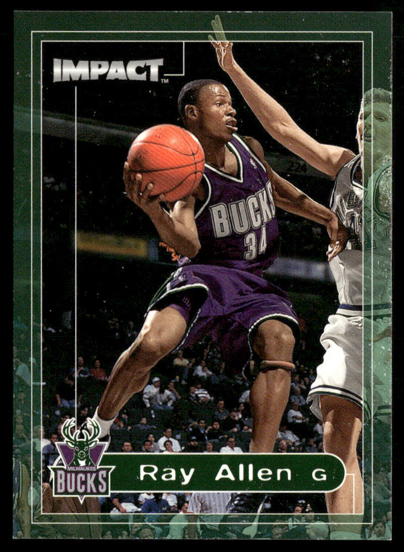Ray Allen 1999-00 SkyBox Impact #140 Milwaukee Bucks