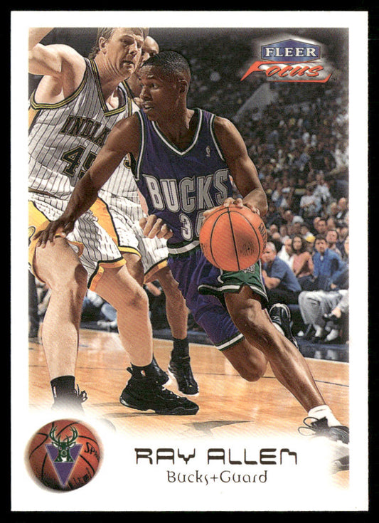 Ray Allen 1999-00 Fleer Focus #56 Milwaukee Bucks
