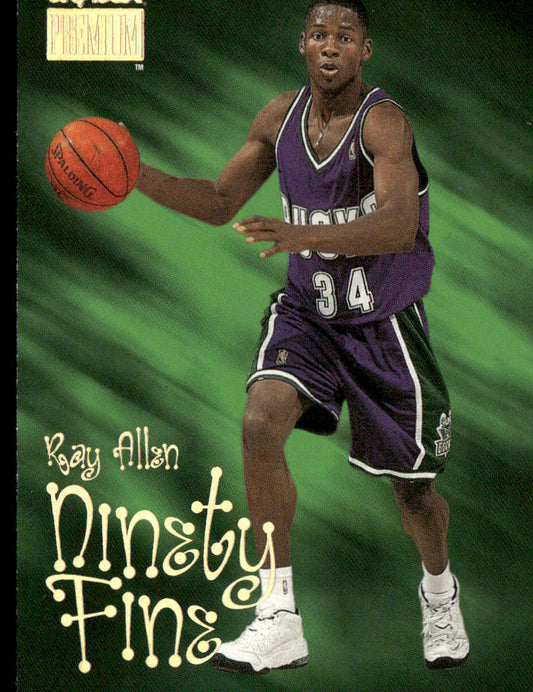 Ray Allen 1998-99 SkyBox Premium #202 Milwaukee Bucks