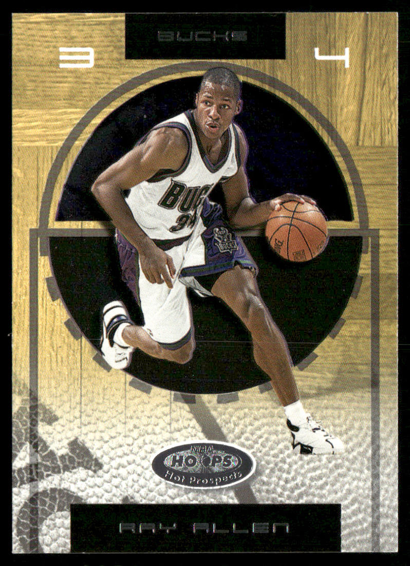 Ray Allen 2001-02 Hoops Hot Prospects #65 Milwaukee Bucks